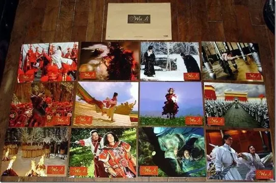 WU JI THE PROMISE lobby cards.
