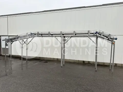 BCK transportband in boogvorm, 865 x 45 cm