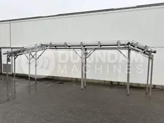 BCK transportband in boogvorm, 865 x 45 cm