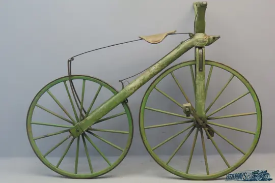 Wooden Boneshaker ca 1875 3602-83