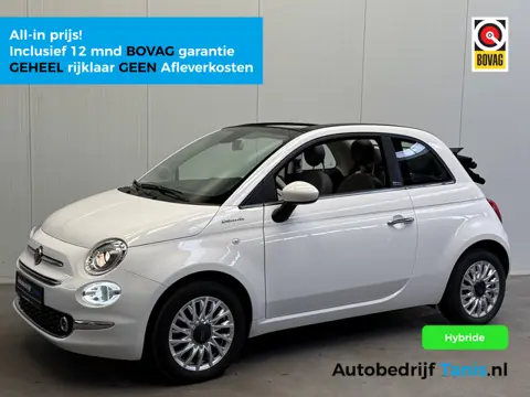 Fiat 500C 1.0 Hybrid Dolcevita AIRCO/ECC-SPORT INT-LEDER-NAVI by CARPLAY-PDC-CRUISE CONTROL