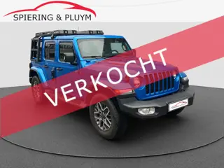 Jeep Wrangler Unlimited 4xe 380 Sahara | Camera | Alpine | LED bar | Stuur verwarming |