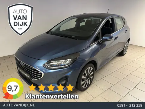 Ford Fiesta 1.0 EcoBoost Hybrid Titanium X 125PK MILD HYBRID AIRCO NAVI CRUISE APPLE CARPLAY VELGEN 
