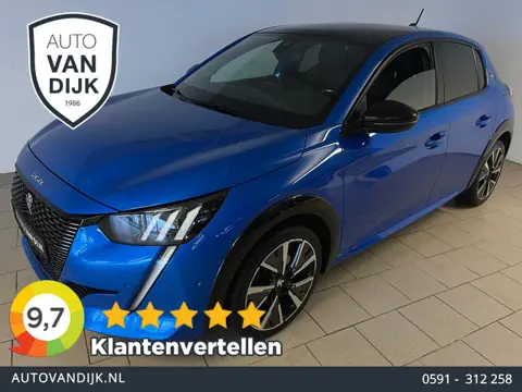 Peugeot 208 1.2 PureTech GT PANO AIRCO NAVI CRUISE BLUETOOTH LED METALLIC BLAUW PRIVACYGLAS ZEER NET