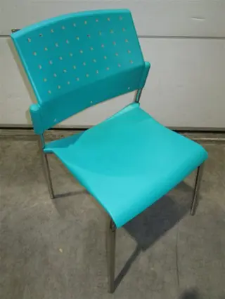 Kunststof stoel 9x vr.