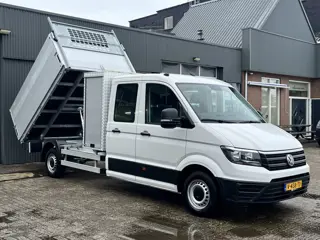 Volkswagen Crafter 35 2.0 TDI L4 DC 3000kg trekgewicht Kipper Airco Cruise controle 6 persoons Euro 