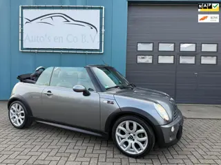 Mini Mini Cabrio 1.6 Cooper S Chili Automaat Clima Cruise 17" bi-Xenon Pdc Half leder Windscherm NL 