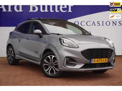 Ford Puma 1.0 EcoBoost ST-Line 125PK= ORIG/NL+Led+Pano-dak+vitraul+apple-carePlay Navigatie+stuur&st