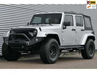 Jeep Wrangler Unlimited 3.6 Sahara Trekhaak Leder Stoelverwarming