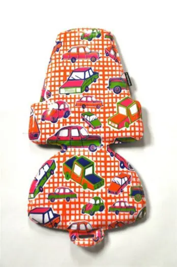 Waterafstotende bekleding inlay 'Retro' voor bobike fietstoe