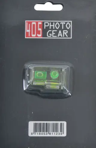 405 Photogear Hot shoe water-level 2 bubbles