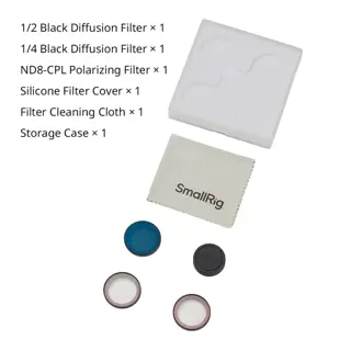 SmallRig 5789 1/2 & 1/4 Black Diffusion Filter Kit For DJI Osmo Nano