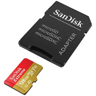 SanDisk Extreme MicroSDXC 128GB+SD Adapter 95MB/s