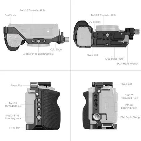 SmallRig 4257B Cage Kit For Sony ZV-E1