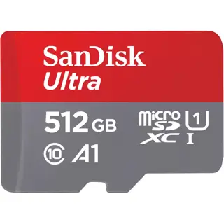 SanDisk Ultra MicroSDXC 512GB + SD Adapter