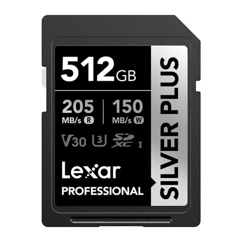 Lexar SD Silver Plus UHS-1 512GB V30