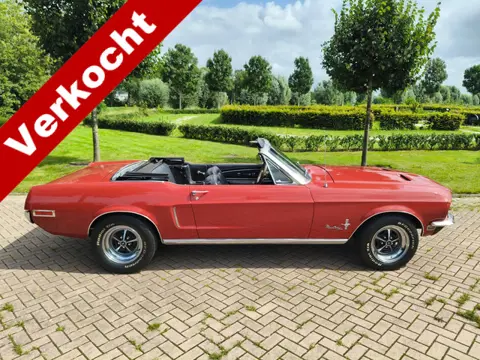 Ford Mustang CONVERTIBLE C CODE NL KENTEKEN (bj 1968)