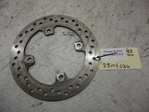 ACHTER REMSCHIJF Triumph Street Triple 675 2007 - 2011 /