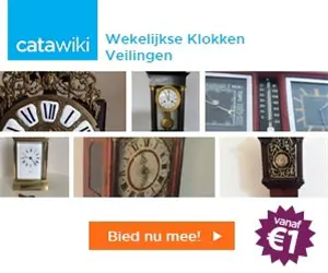 Wekelijkse klokkenveiling, bieden vanaf € 1,- !
