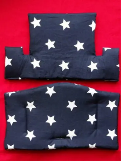 NIEUW Tripp Trapp Stoelverkleiner Kussen ster donkerblauw 2