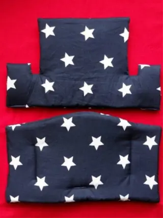 NIEUW Tripp Trapp Stoelverkleiner Kussen ster donkerblauw 2