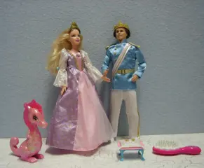 Ken Fairy Tale prince met Rapunzel Barbie [POP186]