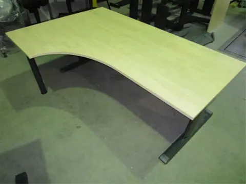 1x Hoekbureau 180x80x120x60cm