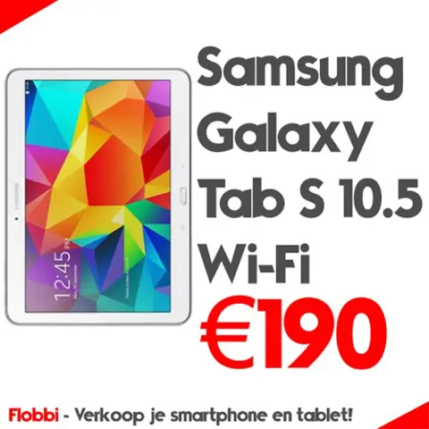 Tab S verkopen? Snel, betrouwbaar &amp; hoge vergoeding