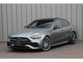Mercedes-Benz C-Klasse 200 AMG | Pano | Burmester | Sfeerverlichting | Distronic | Keyles-go | Memor