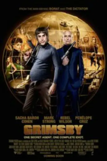 GRIMSBY filmposter.