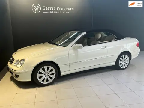 Mercedes-Benz CLK-klasse Cabrio 350 Elegance | 84.573 km | Calcite White | Beige Nappa Leder | V6 Au