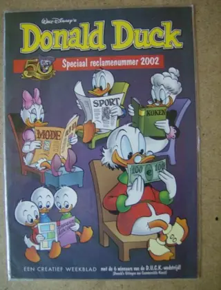 Donald duck reclame nummer 2002 adv 1806