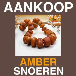 Inkoop, aankoop en opkoop van snoeren met amber. I