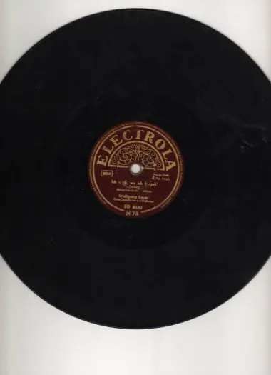 78-t ,1954,Wolfgang Sauer, Duitse jazz en schlager zanger.