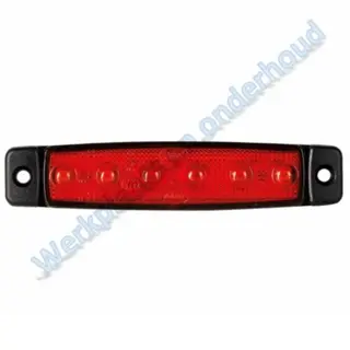 Led markeringslamp Rood 24V
