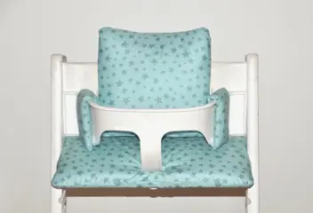 Kussenset voor stokke tripp trapp kinderstoel "Mint Star"