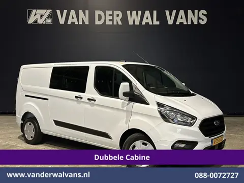 Ford Transit Custom 2.0 TDCI 131pk L2H1 Dubbele Cabine Euro6 Airco | 6-Zits | Navigatie | LED | Appl
