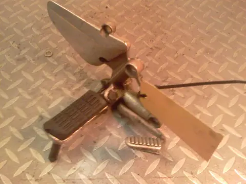 Main step holder right Honda CBR 1100 XX 1997 - 1998