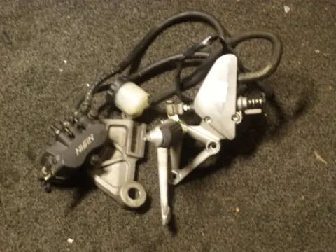 Main step holder right Honda CBR 1100 XX 1997 - 1998