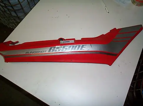 Cowl rear right Suzuki GS 500 E 1989 - 2001