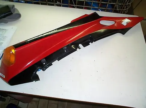 Cowl left rear Kawasaki ZZR 1100 1990 - 1992