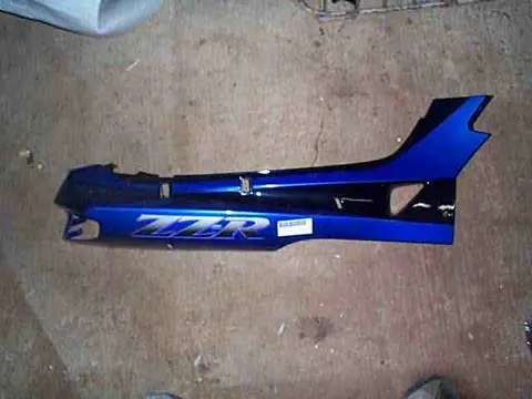 Cowl rear right Kawasaki ZZR 600 1990 - 1992