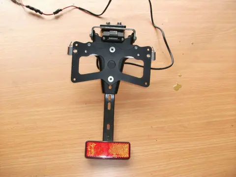 License plate holder Kawasaki ZX 10 R 2008 - 2010