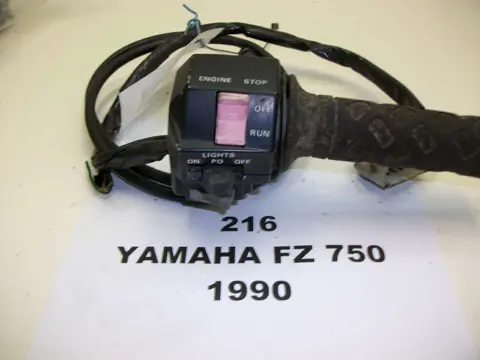 Handlebar switch assy right Yamaha FZ 750 1985 - 1991