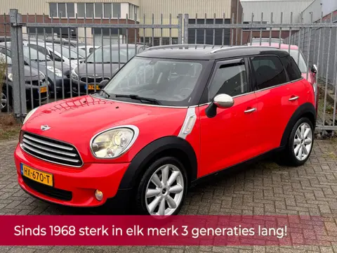 Mini Mini Countryman 1.6 Cooper Pepper 122PK! Stoelverwarming l Airco l 17'LMV l Two tone zwart dak!