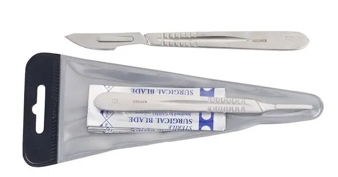 Scalpel mesje Set 4 -Houder SC-4 + 5 mesjes SCM-24