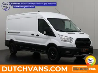 Ford Transit 2.0TDCi 170PK L3H2 Trail | Leder | Navigatie | Camera | Airco | 3-Zits | Trekhaak