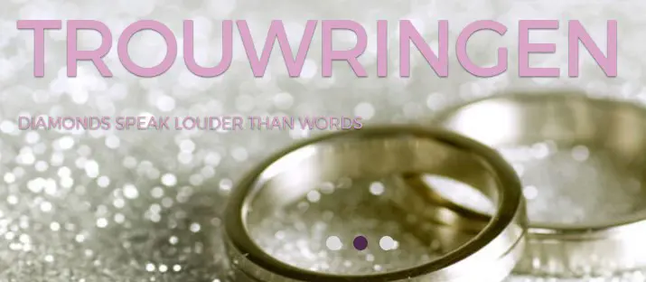 Prachtige moderne trouwringen online bestellen