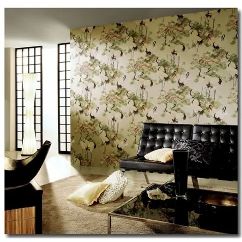 Kraanvogel behang faro as creation 7686-12