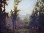 Percival Gaskell '' Deer at dusk ''